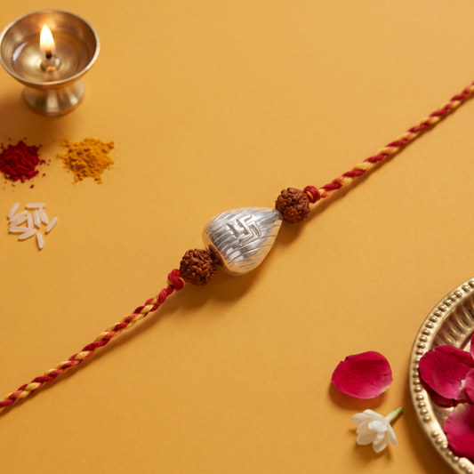 Premium 925 Silver Thread Rakhi