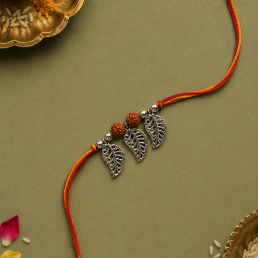 Premium 925 Silver Thread Rakhi