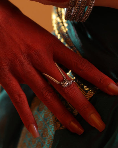 92.5 Silver Elephant Ring