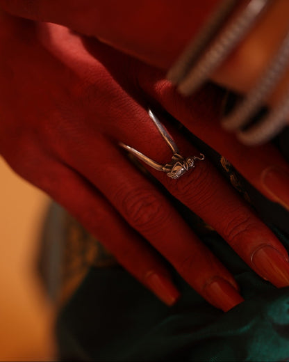 92.5 Silver Elephant Ring