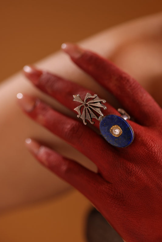 925 Silver Lapis Lazuli Ring