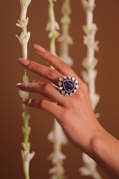 92.5 Neelam Tara Ring