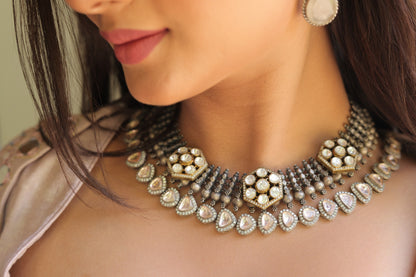 925 Heritage Moissanite Necklace