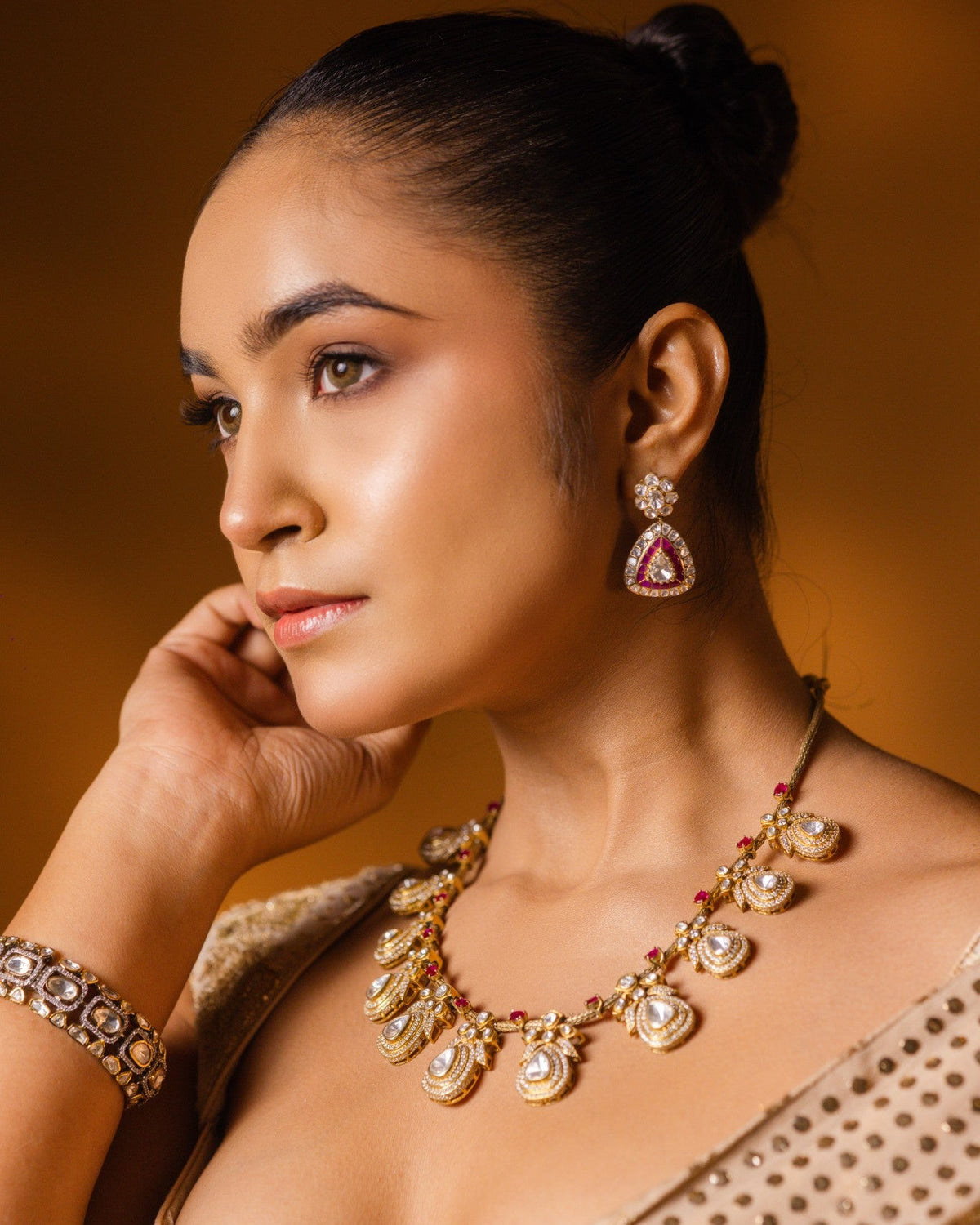 92.5 KUMUD EARRING & NECKLACE SET