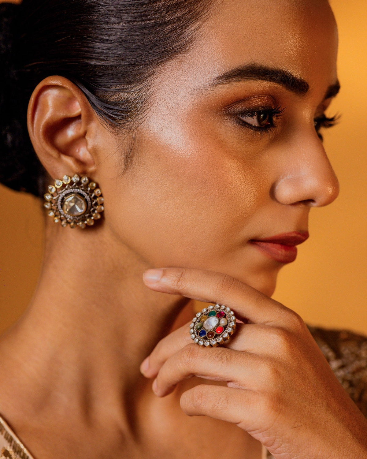 92.5 MANIKA NAVRATNA RING