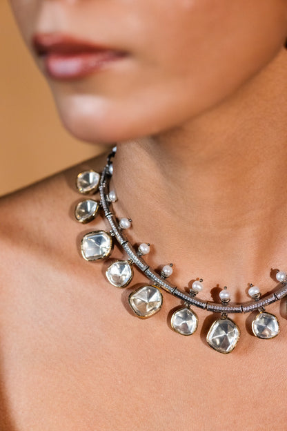 92.5 Ruhani Necklace with Earring set