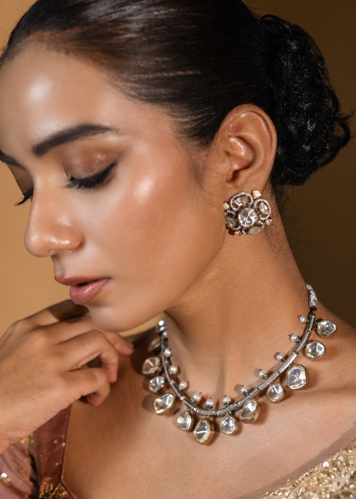 92.5 Ruhani Necklace with Earring set