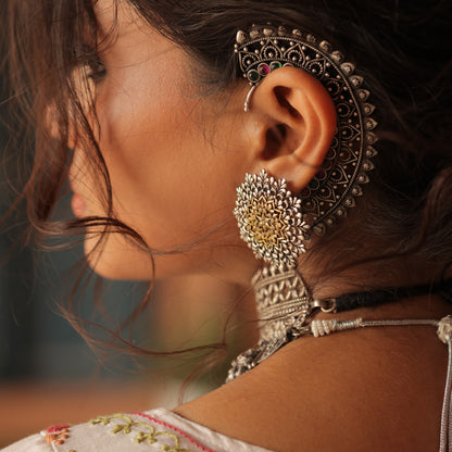 925 Silver Gemstone Ear Cuffs