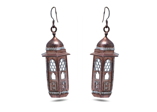 92.5 Silver Royal Lantern Earrings image 1