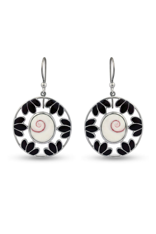Bohemian Sterling Silver Dangling Earring image 0