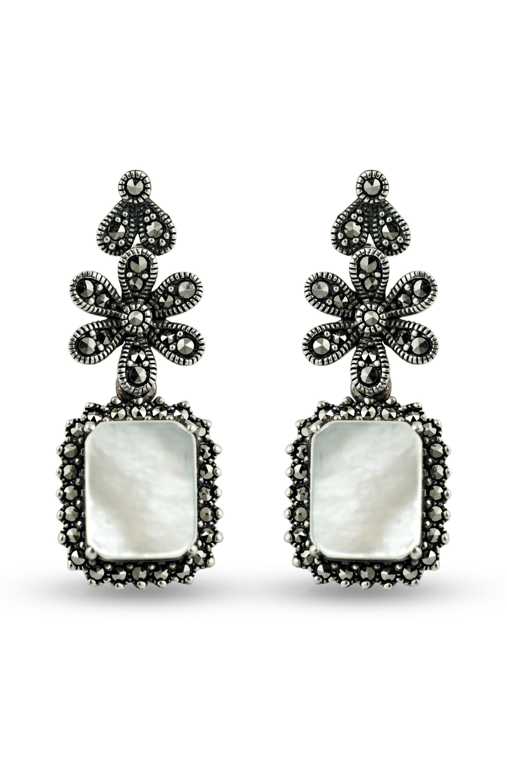 Silver 925 Stone Stud Set image 2