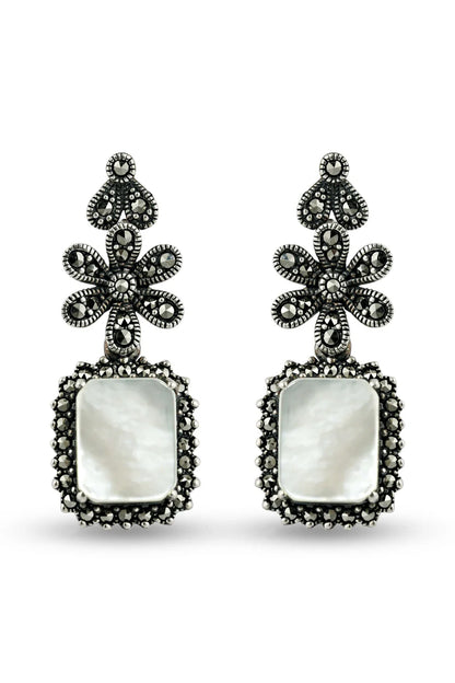 Silver 925 Stone Stud Set