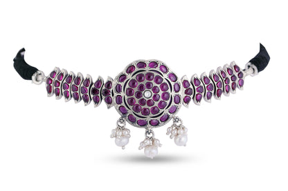 Magenta Pink Choker Set image 1