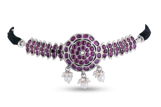 Magenta Pink Choker Set image 1