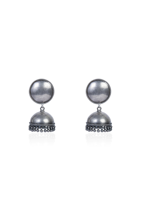 925 Silver Jhumka Earrings
