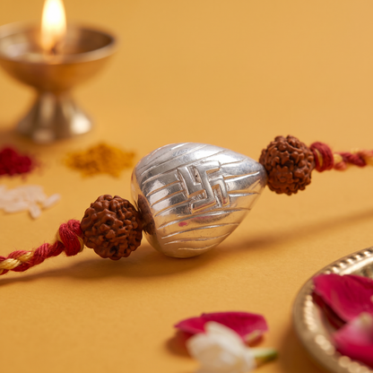 Premium 925 Silver Thread Rakhi