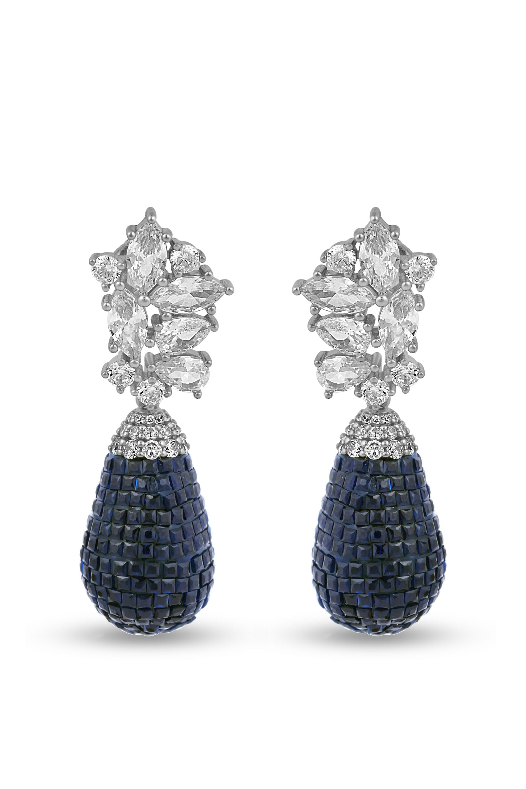 Sapphire Drop Earring image 0
