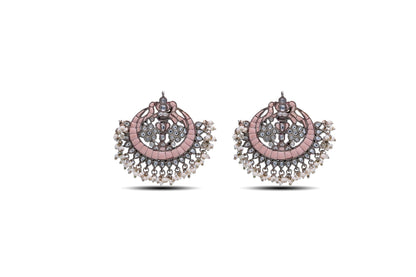925 Silver Fashion Traditional Chandbali  jhumka image 0