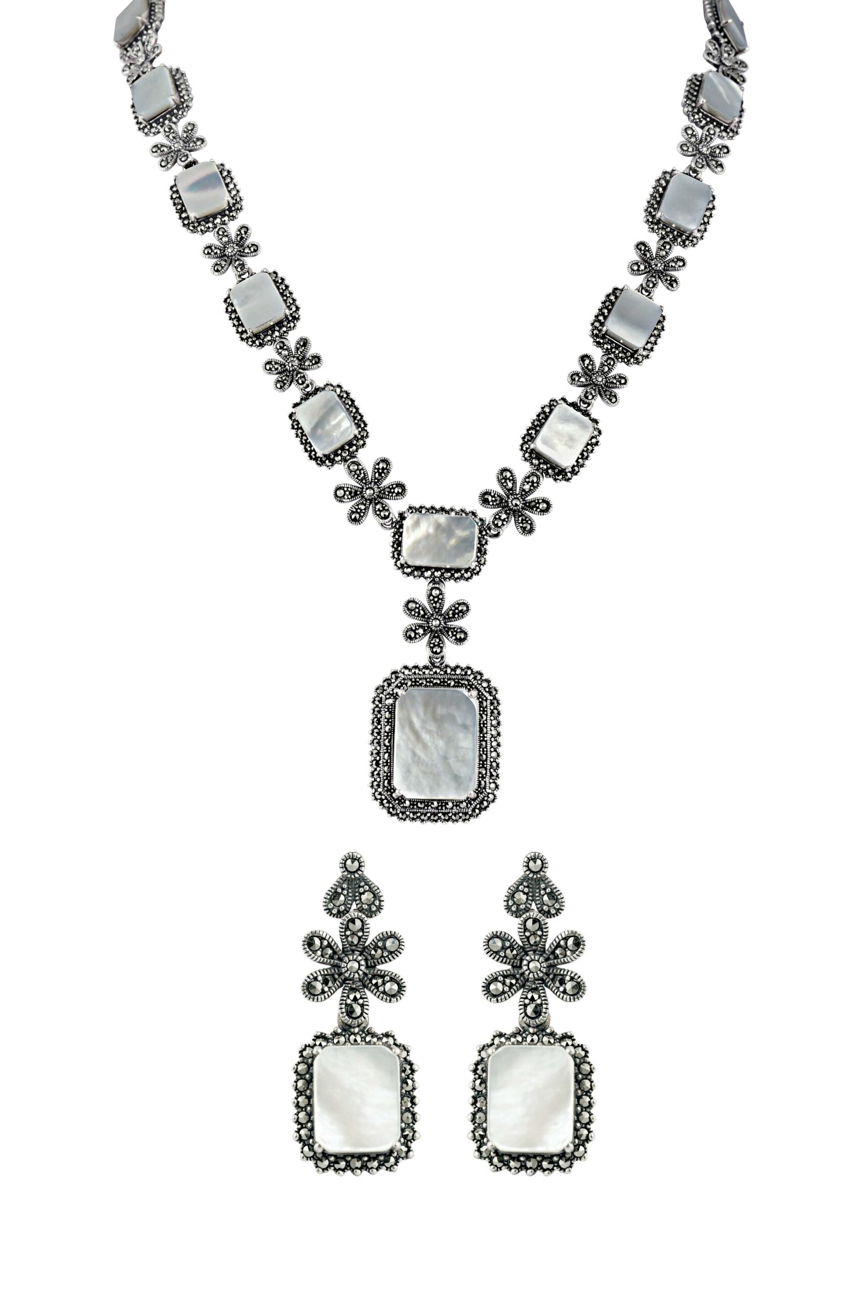Silver 925 Stone Stud Set image 0
