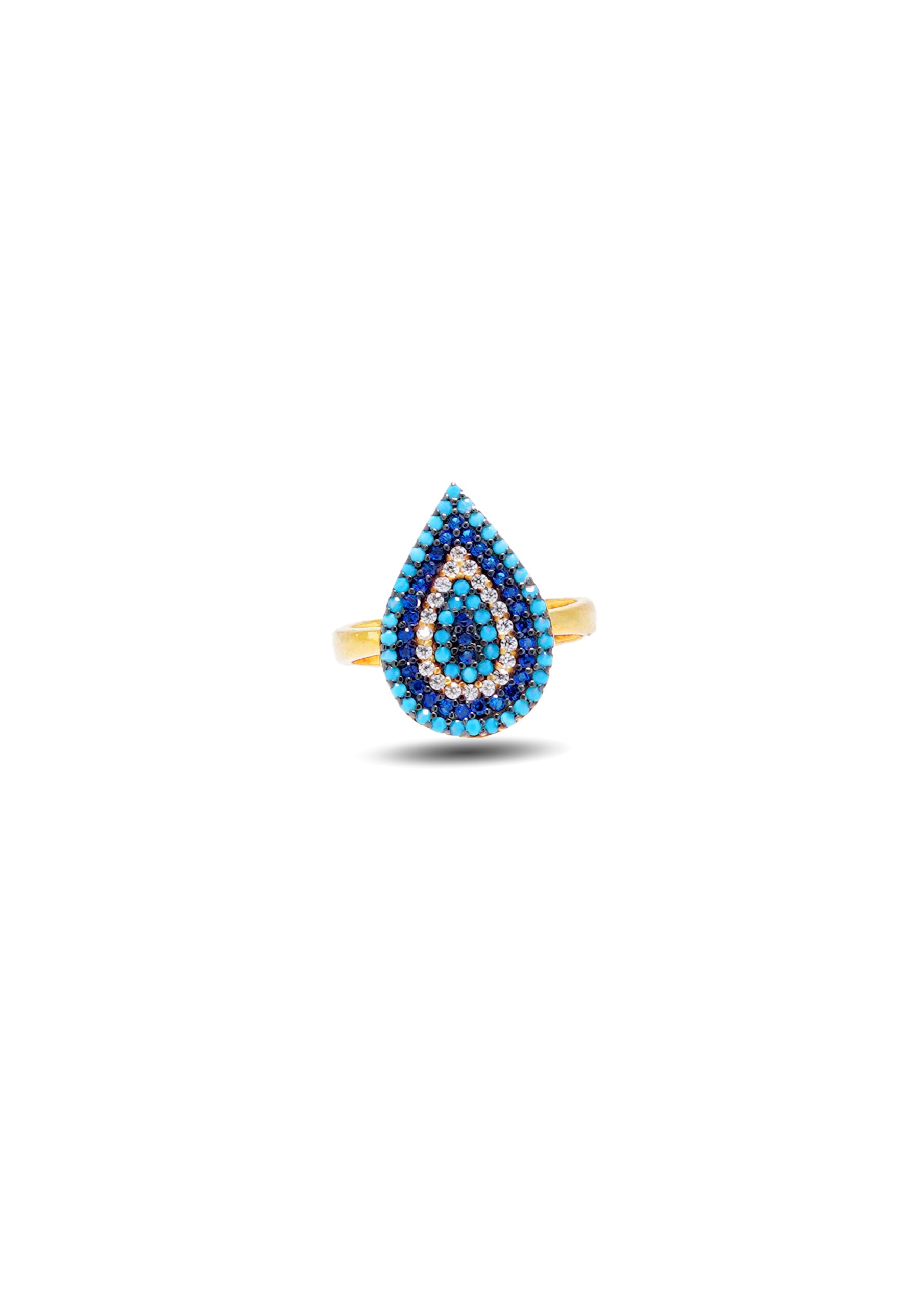 925 Silver Evil Eye Ring image 0