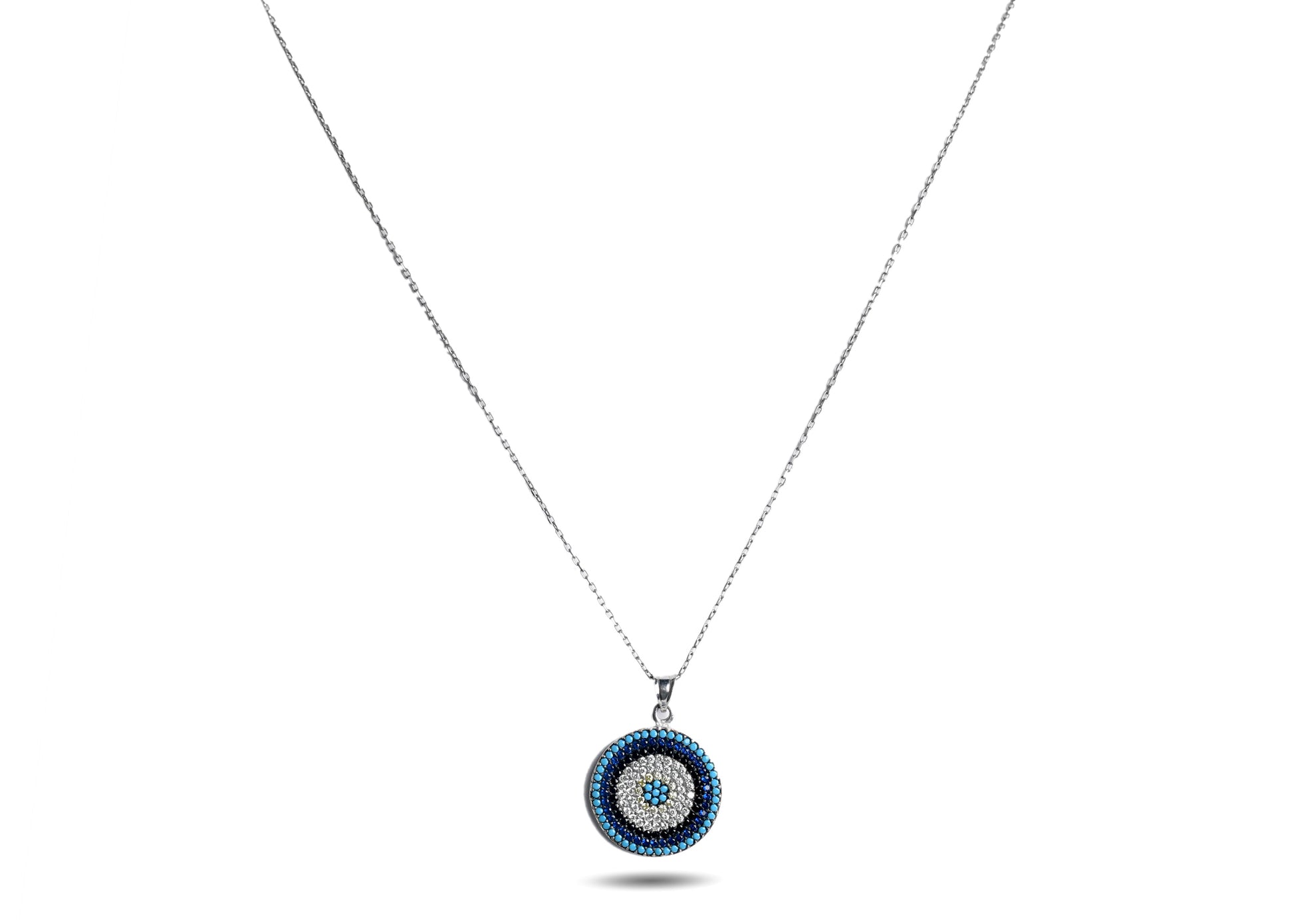 925 Silver Evil Eye Pendant image 1
