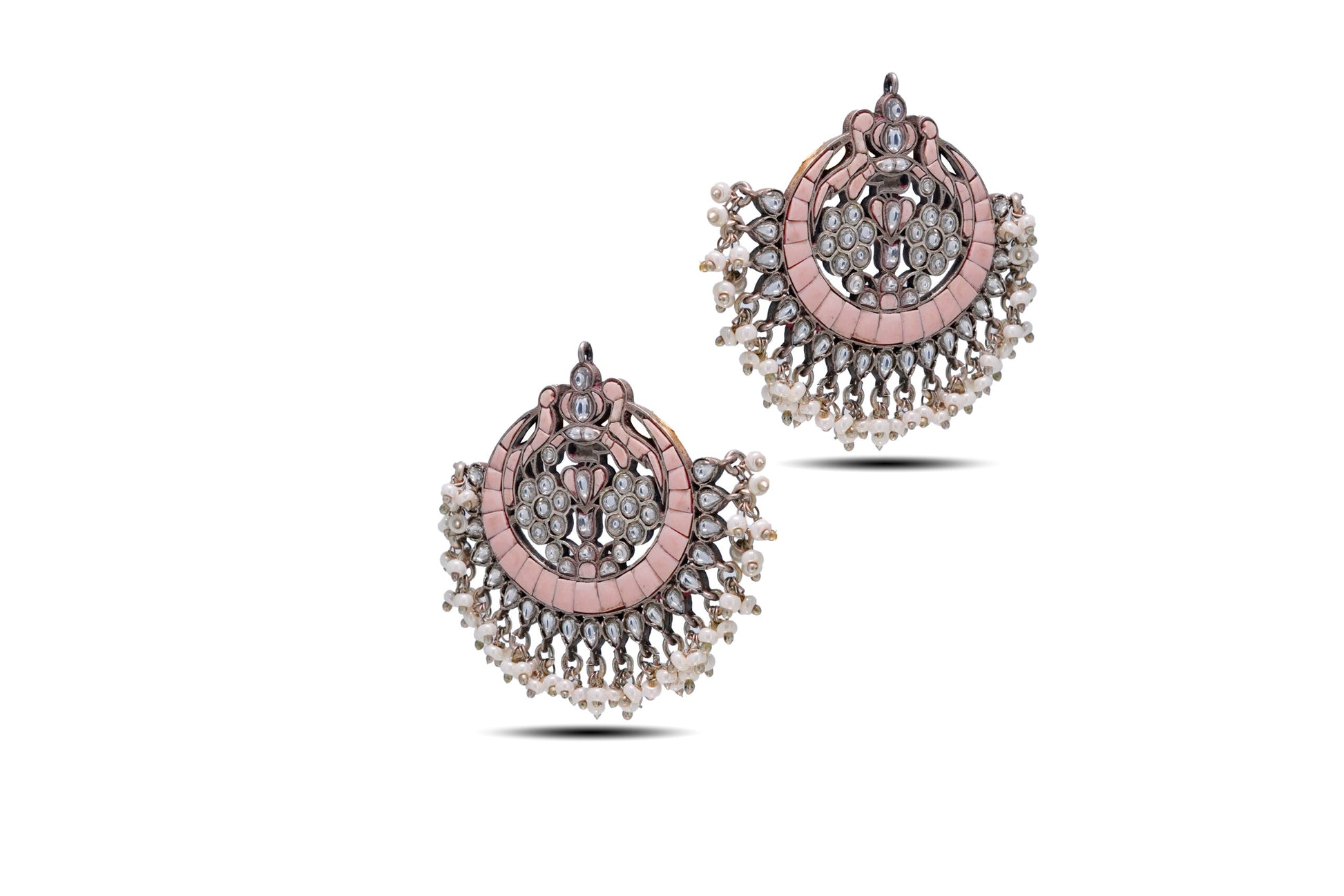 925 Silver Fashion Traditional Chandbali  jhumka image 2