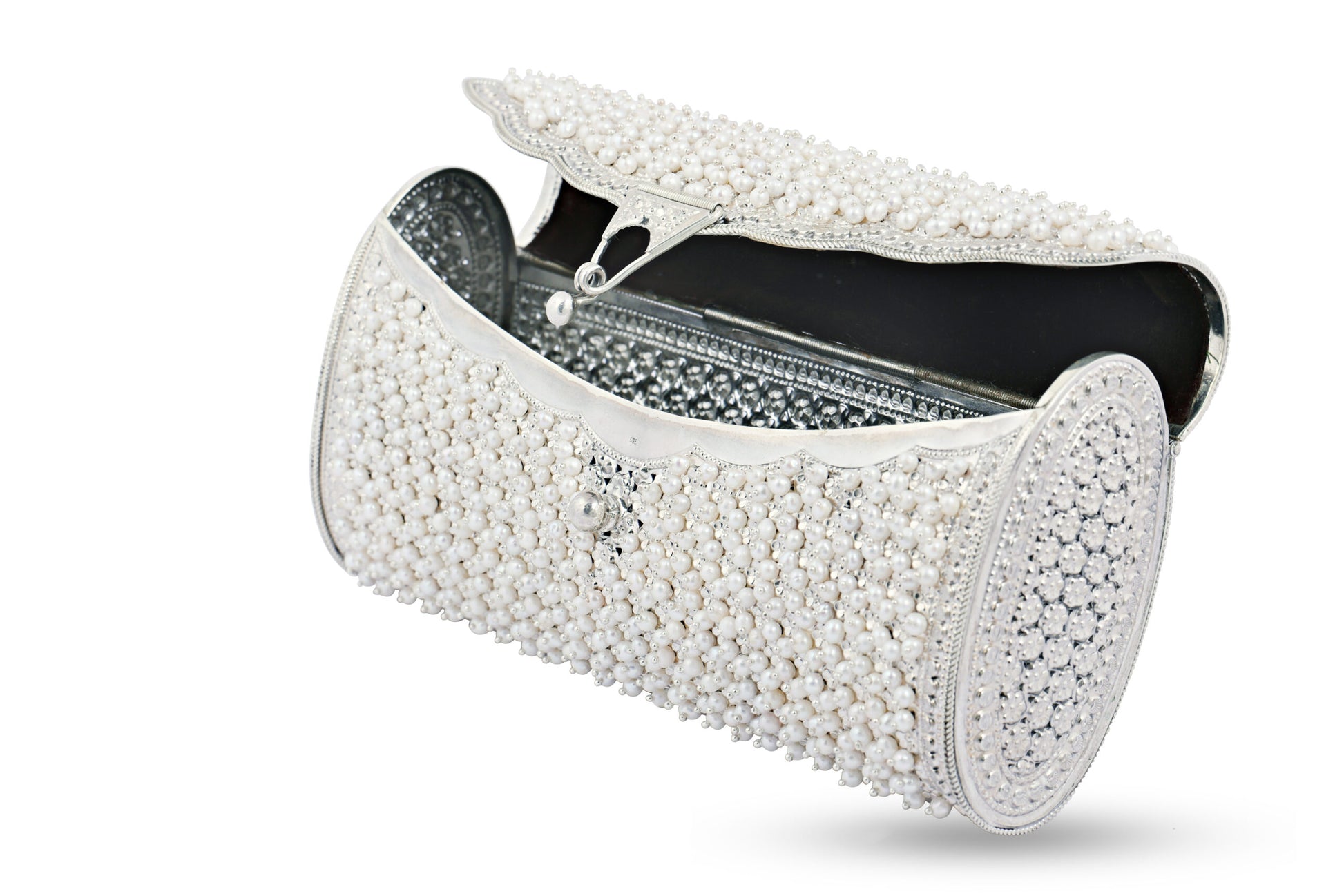 Silver Pearl Clutch image 2