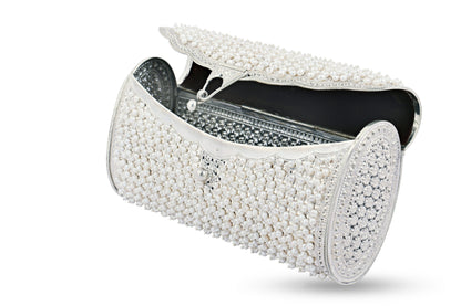 Silver Pearl Clutch image 2