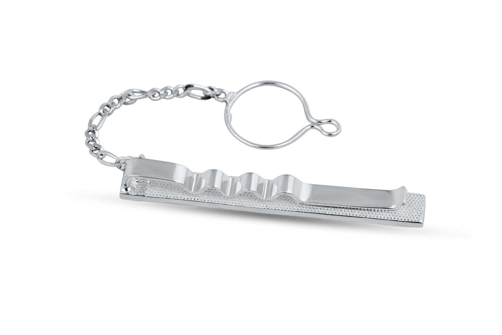 Sterling Crystal Tie Bar image 2