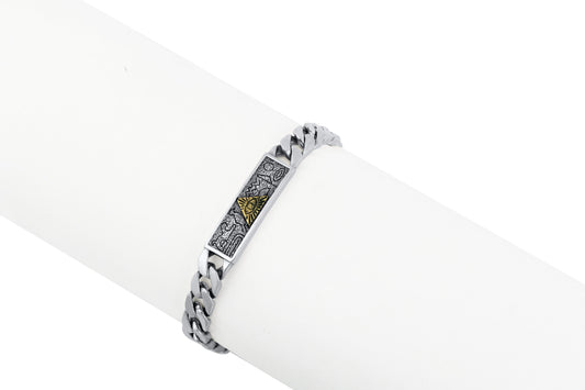 Eye Cuban Chain Bracelet image 0