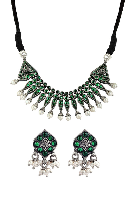 Bohemian Green Stone 3 Piece Set image 0