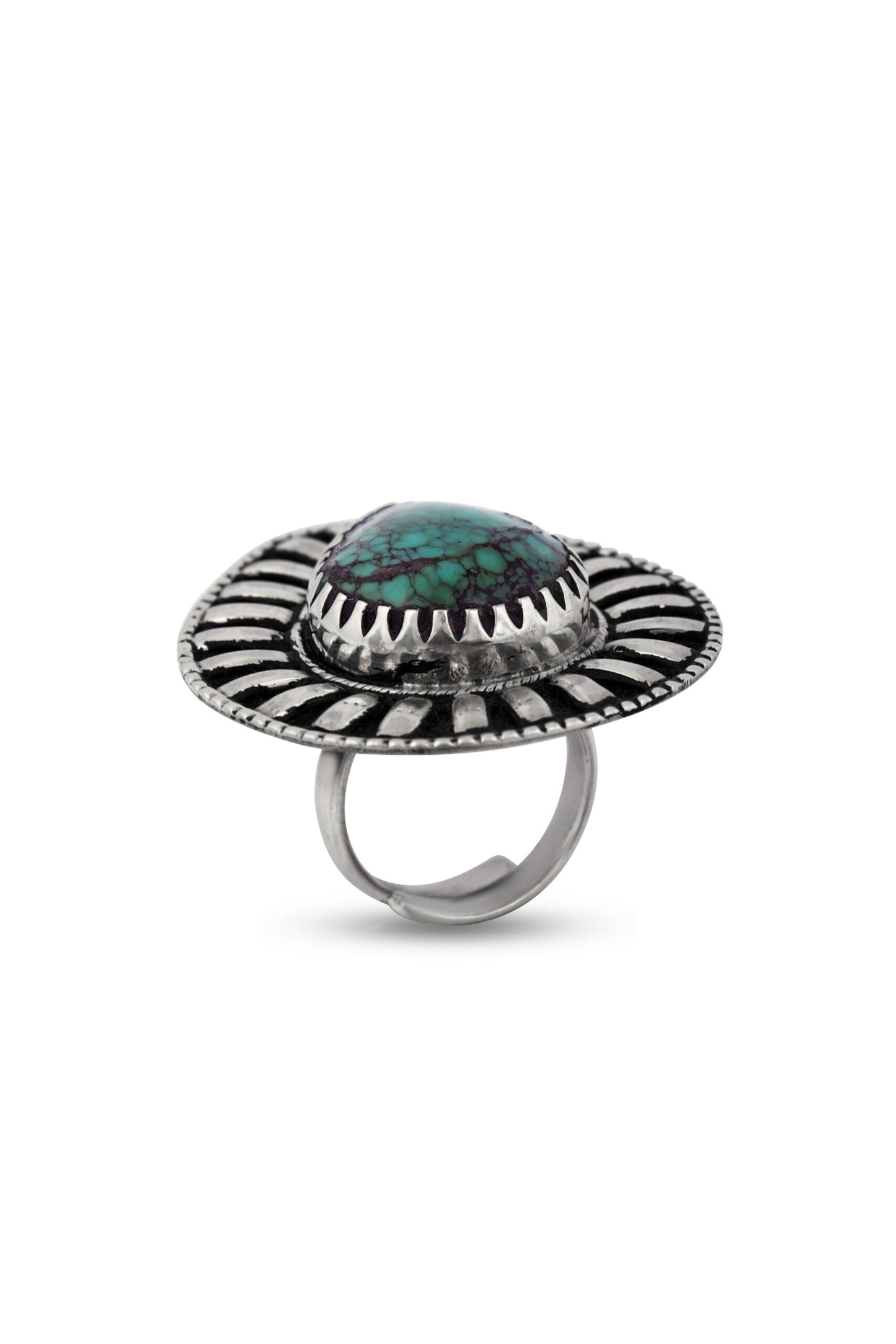 Turquoise  Sterling Silver Ring image 1