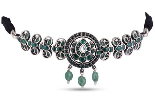 Amazing Green Luxury Designer Choker Set image 1