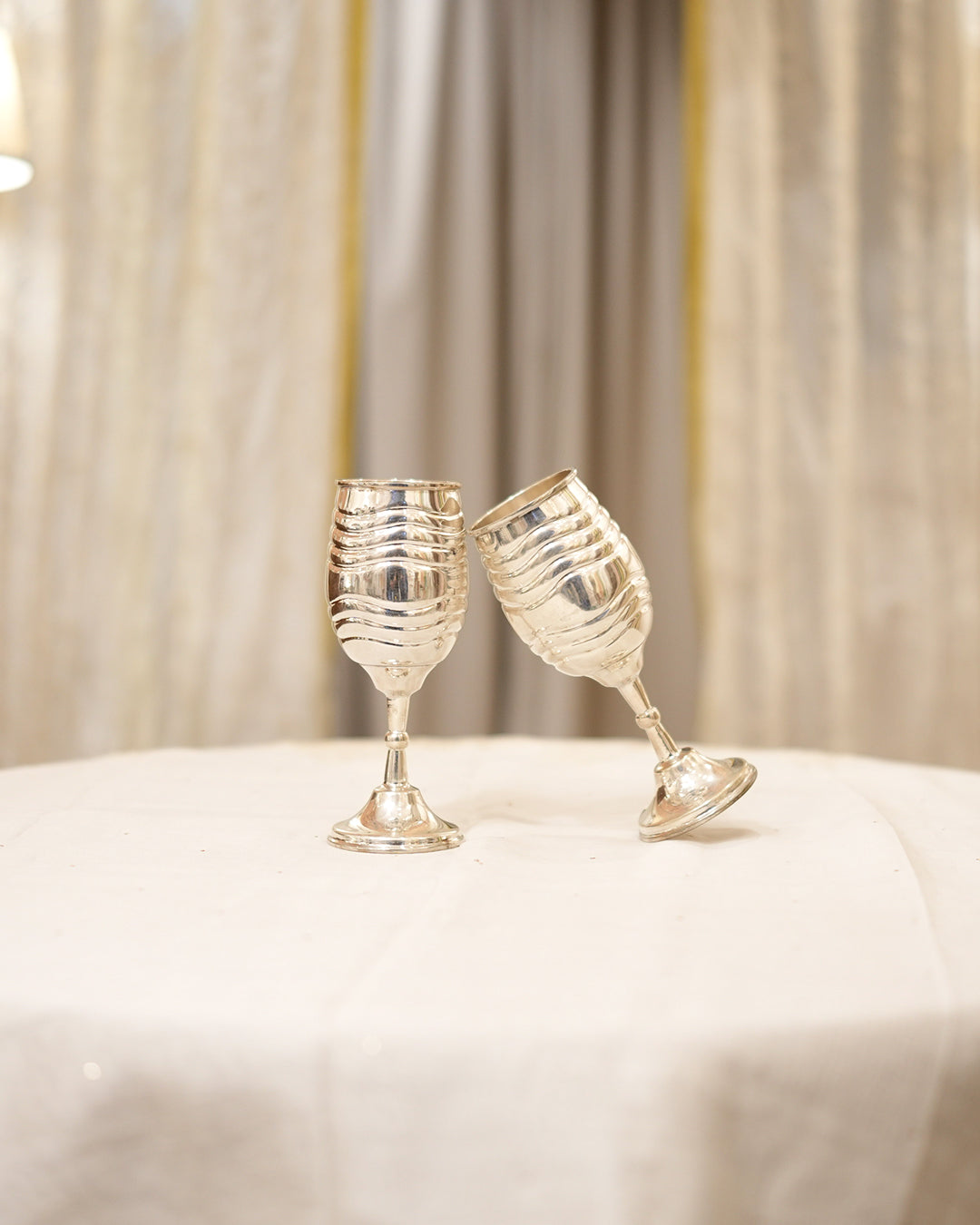 925 silver Bamboo Design Decorative Wine Glass