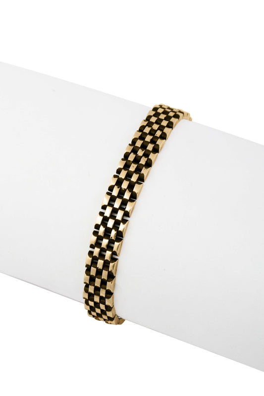 Two-Tone Watch Link Bracelet image 0
