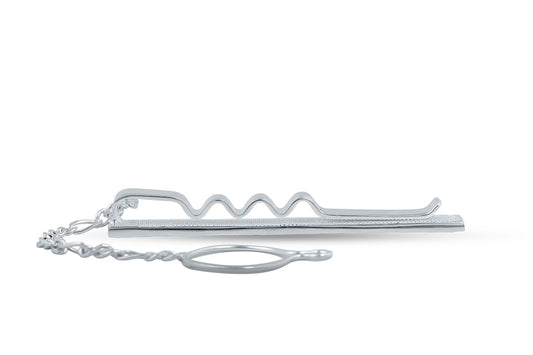 Sterling Crystal Tie Bar image 1