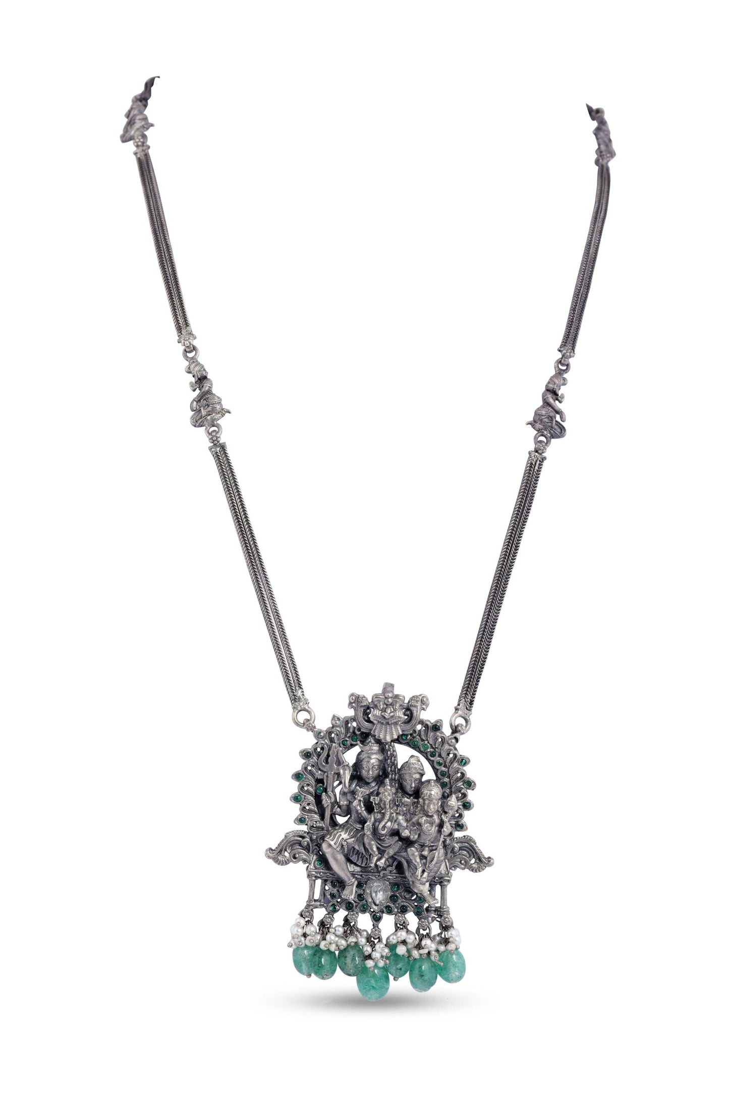 Traditional Sterling Silver Long Necklace image 0