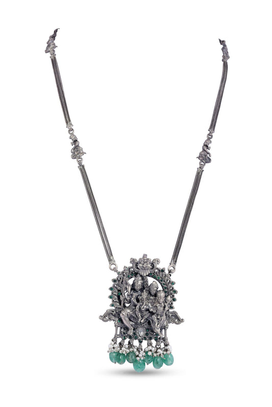 Traditional Sterling Silver Long Necklace image 0