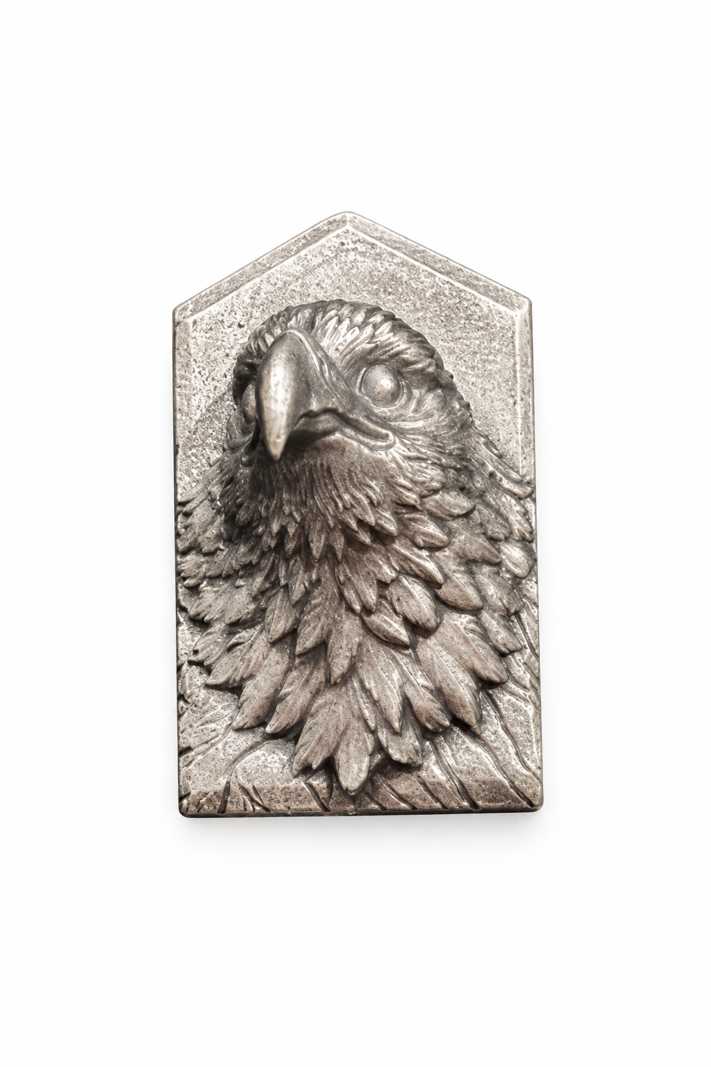 925 Silver Regal Eagle Shield Brooch