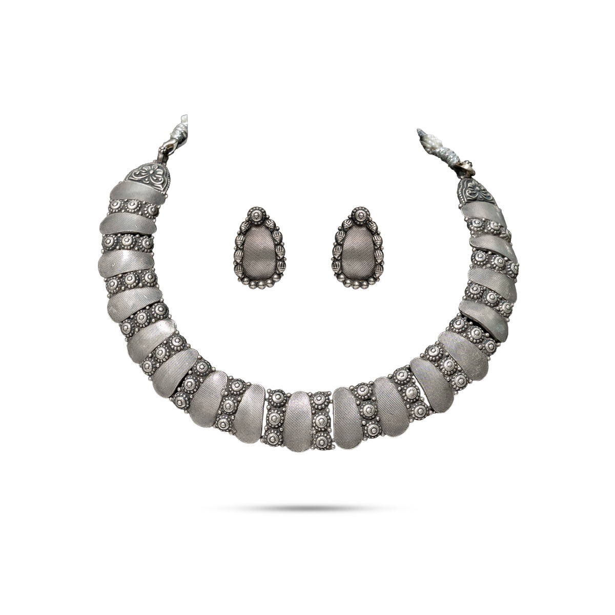 925 Silver Tribal Collar Set
