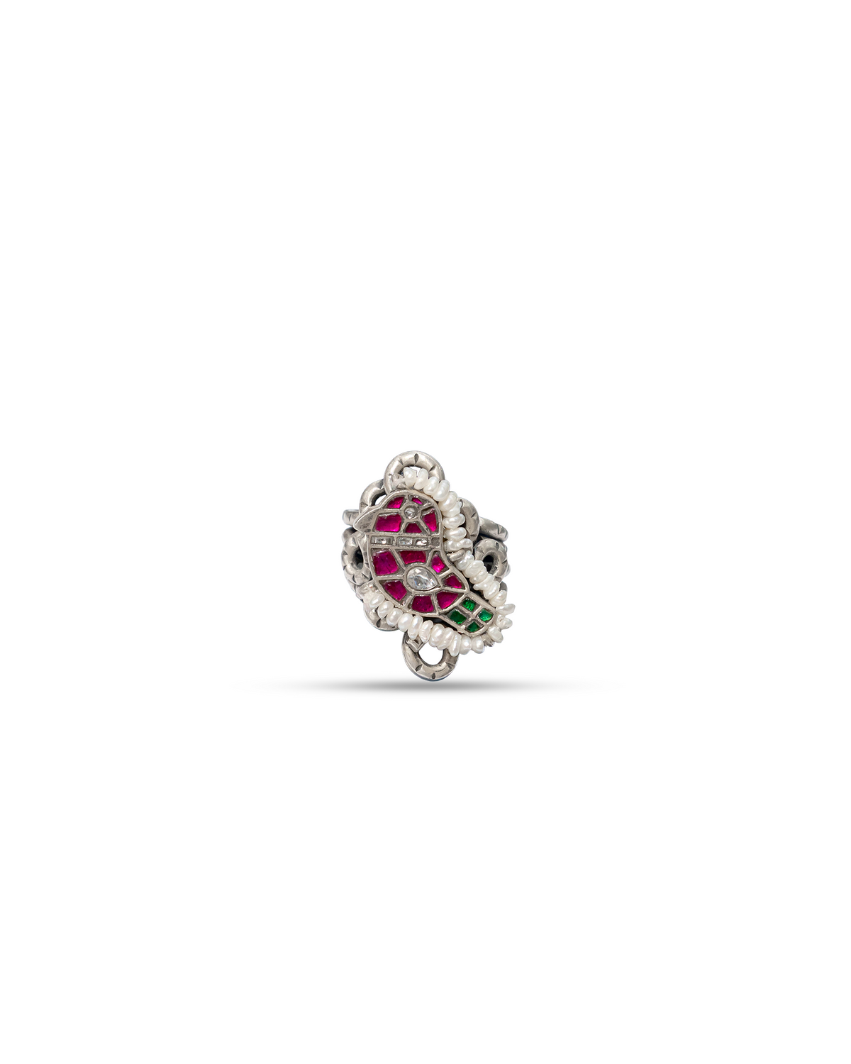 92.5 Silver Paisley Ring