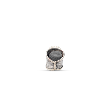 92.5 Silver Swan Pearl Ring