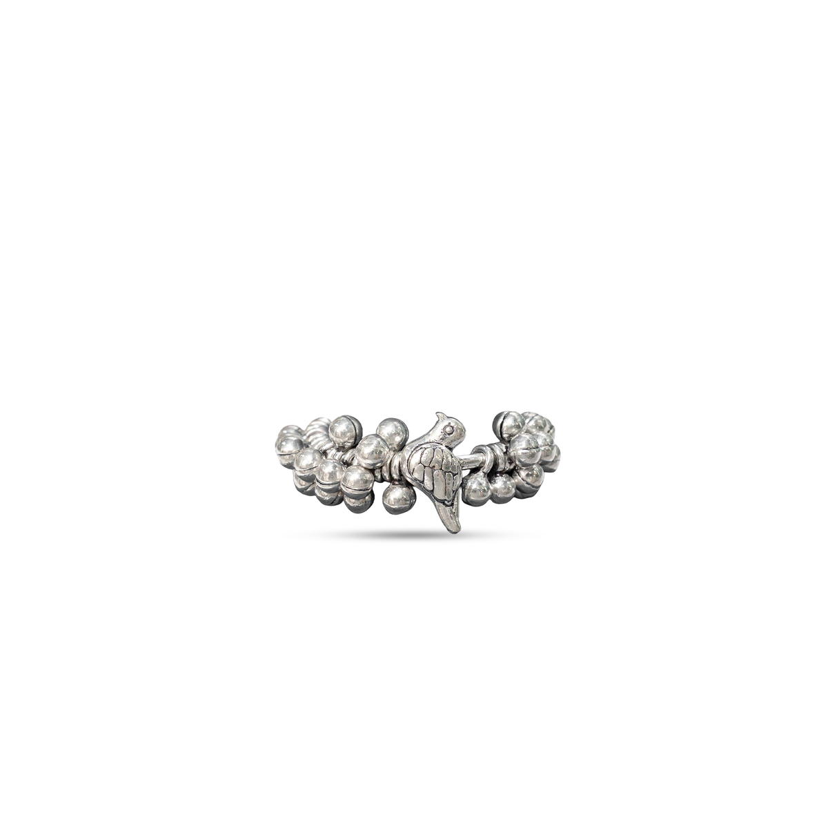 925 Silver Floral Toe Ring