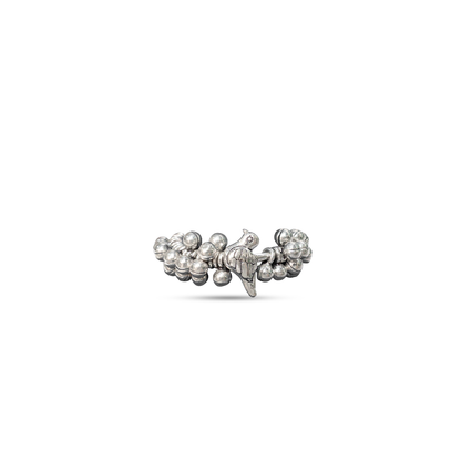 925 Silver Floral Toe Ring