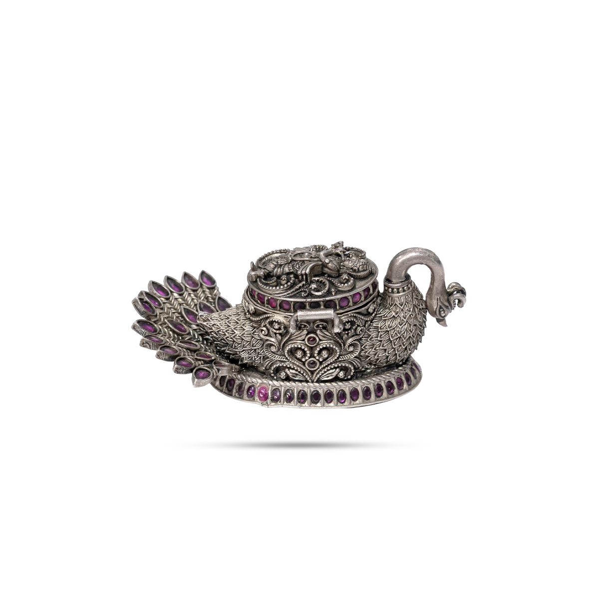 92.5 Silver Peacock Sindoor Daani
