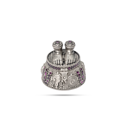 925 Silver Laxmi Charan Sindoor Daani