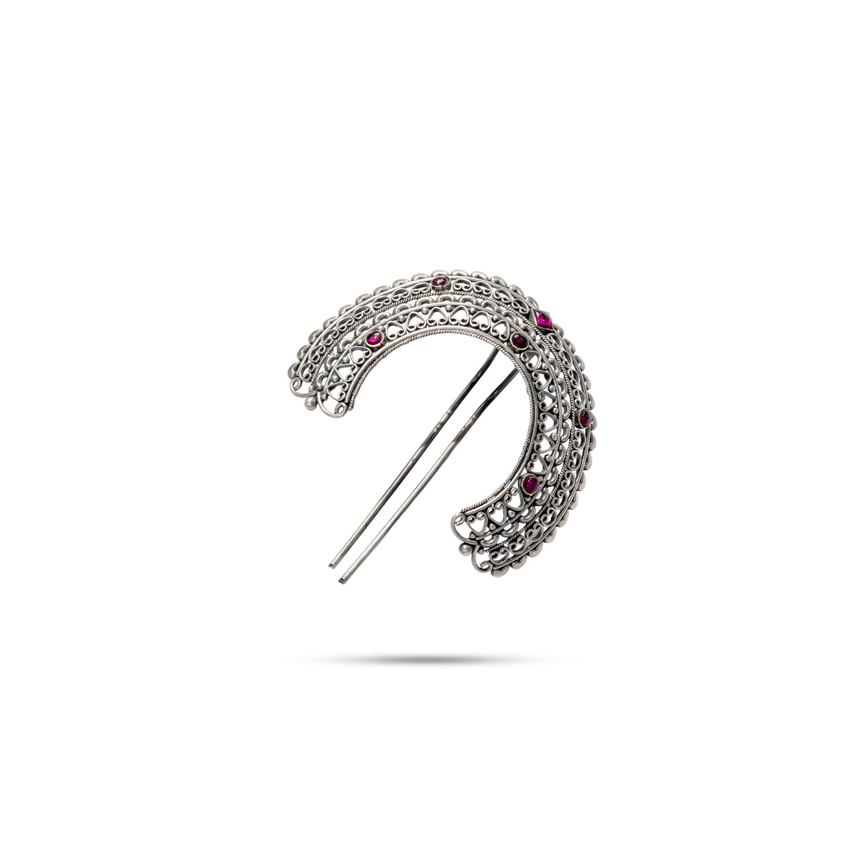 925 Silver Crescent Hair Pin