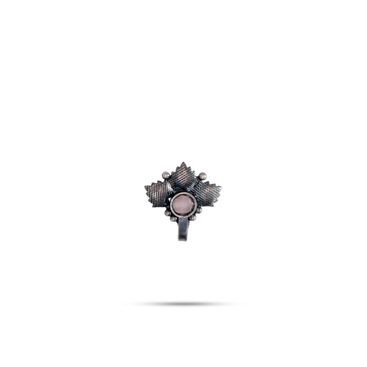 925 Silver Leaf Nose Pin