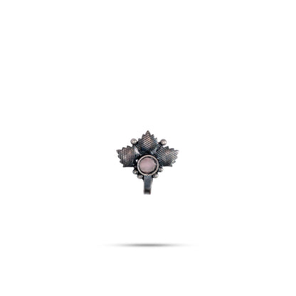 925 Silver Leaf Nose Pin
