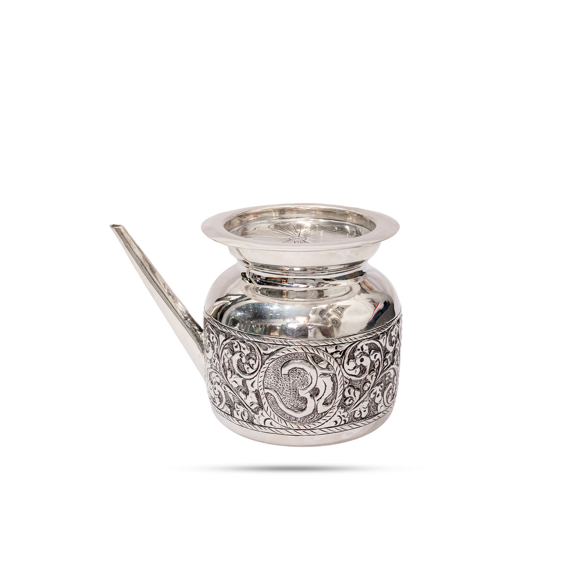 925 Silver Engraved  Karwa Chauth Lota